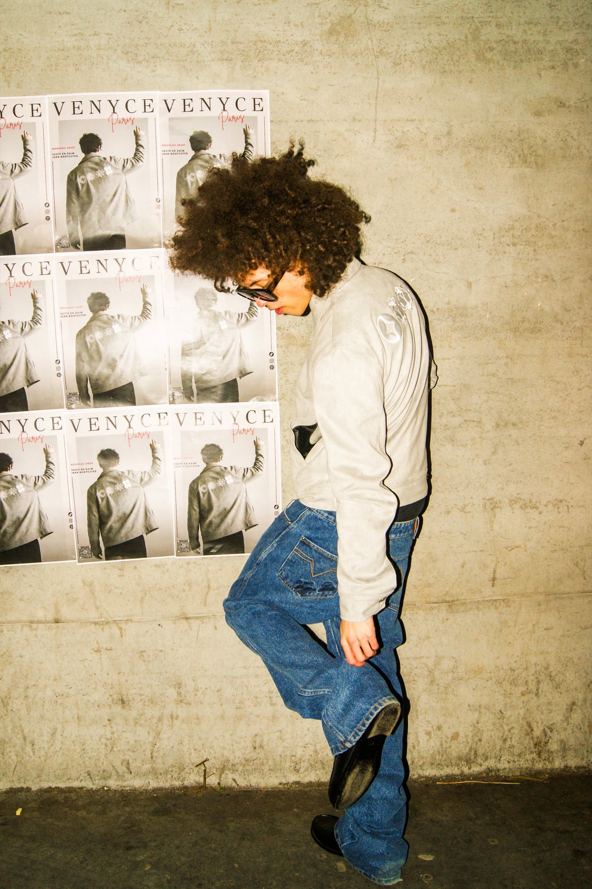Jean Bootcut VENYCE porté — lookbook Paris
