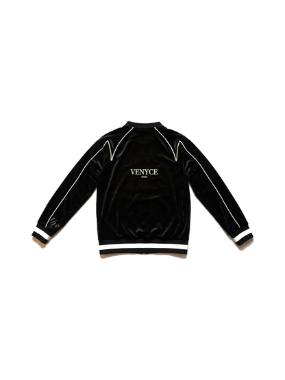 Ensemble en velours VENYCE — veste de dos